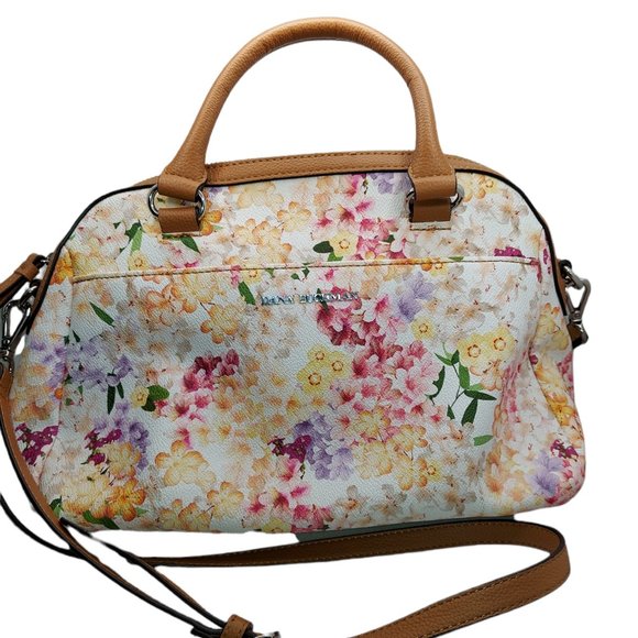 Dana Buchman Floral Crossbody/Satchel Purse - Picture 1 of 7